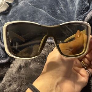 Dior Elegant White and Black Sunglasses